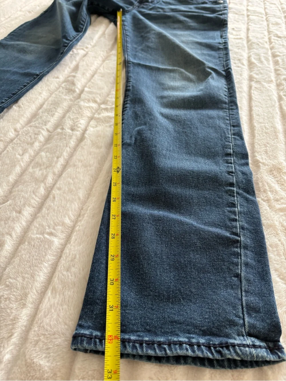 True Religion Geno Relaxed Slim Men's Jeans Size 33/32 Dark Wash Blue Denim